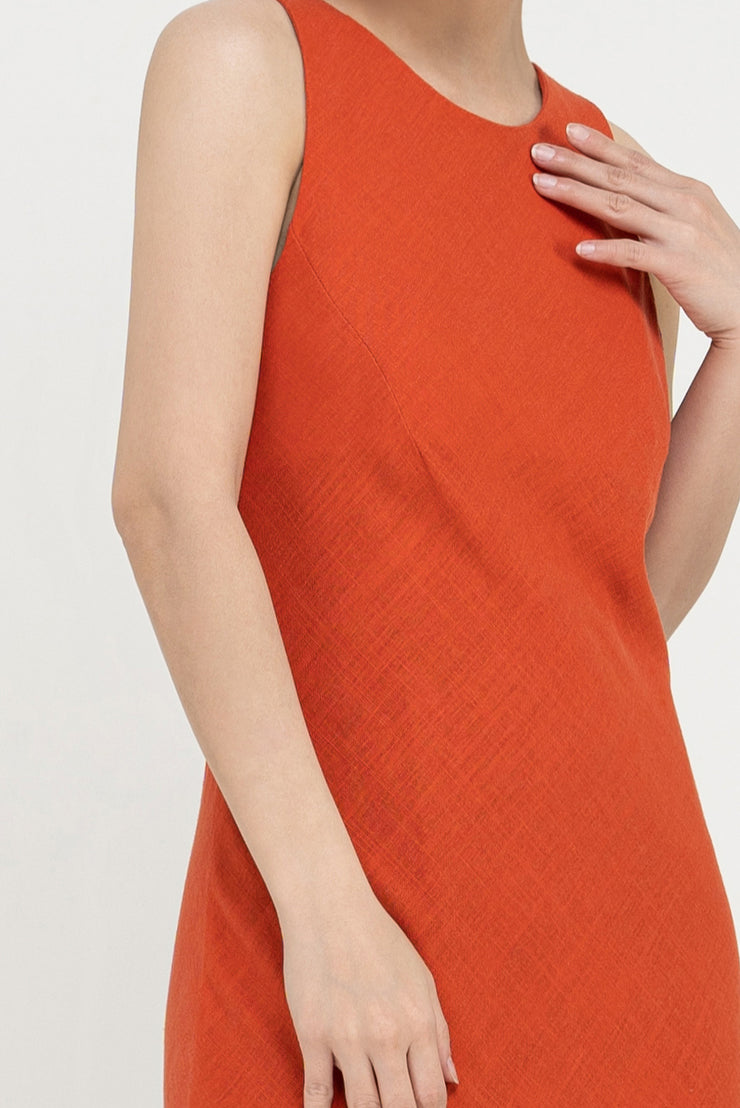 Linen Sleeveless Dress
