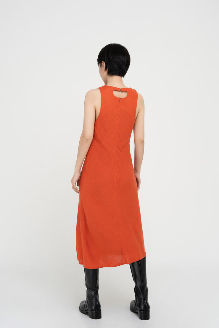 Linen Sleeveless Dress