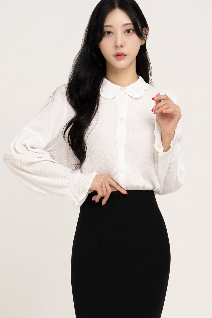 Ruffle Blouse A