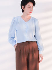 V-neck Blouse