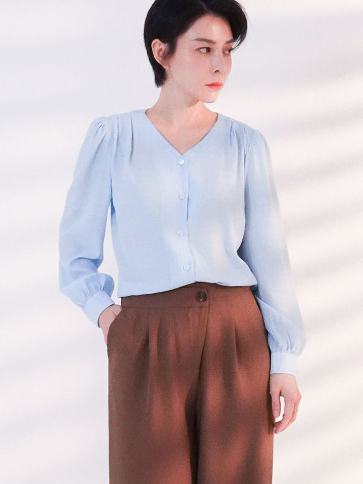 V-neck Blouse