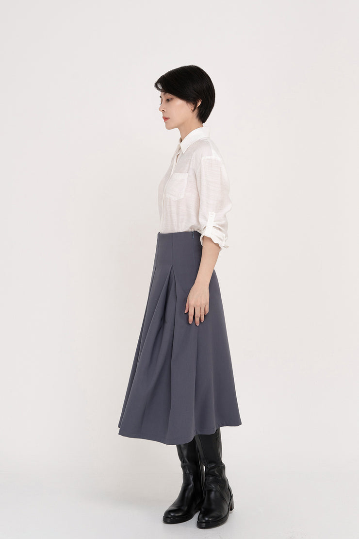 Box-pleated Midi