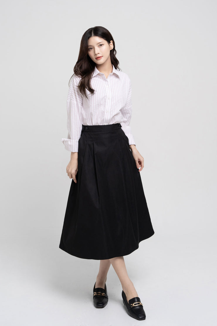 Midi Buttoned Skirt