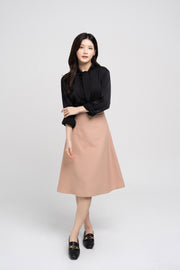 Midi A-Line Skirt