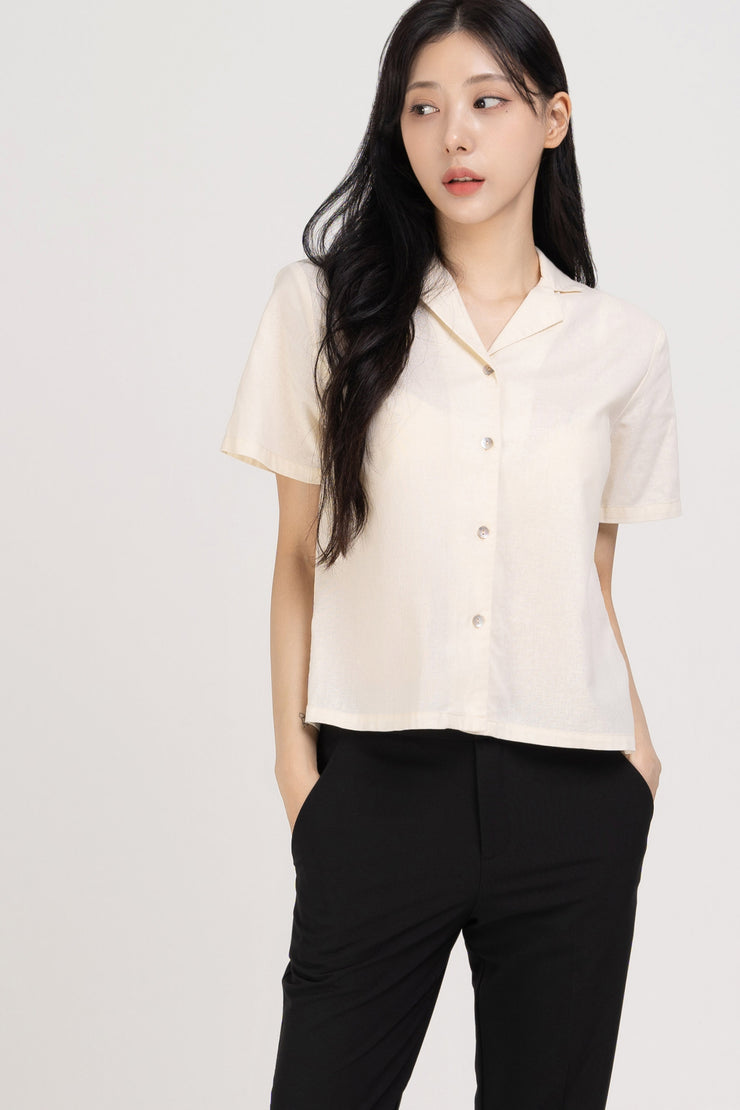 Linen Short Sleeves Shirt