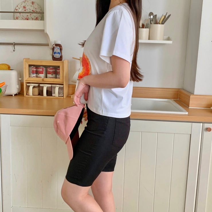 Two-buttoned Shorts