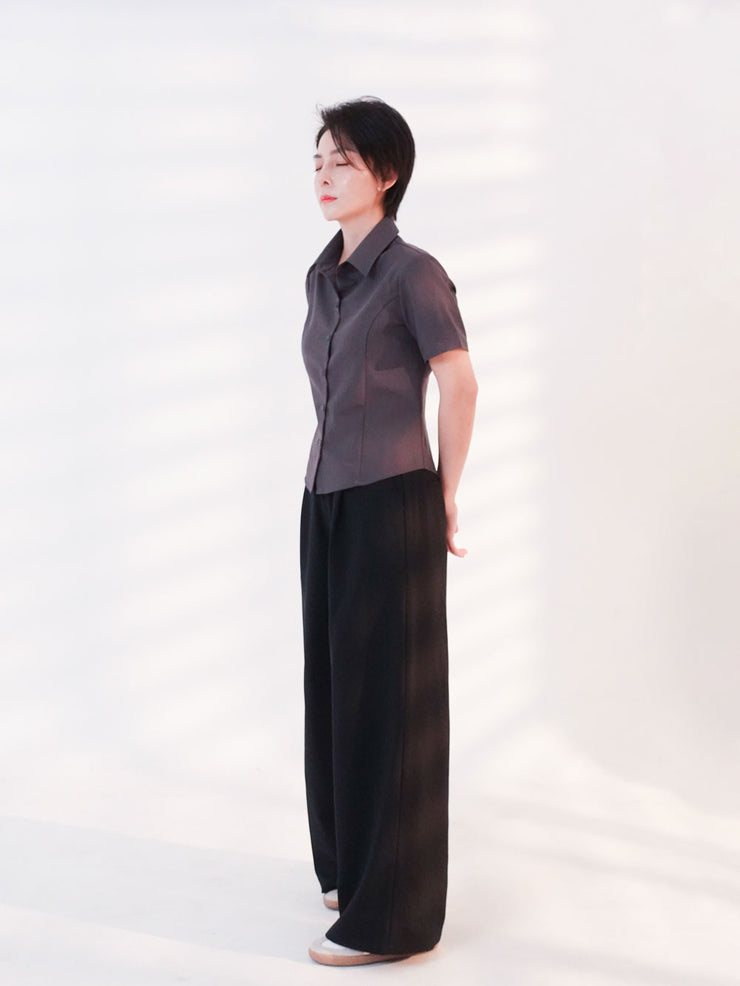 Short Sleeve Shirt Grey