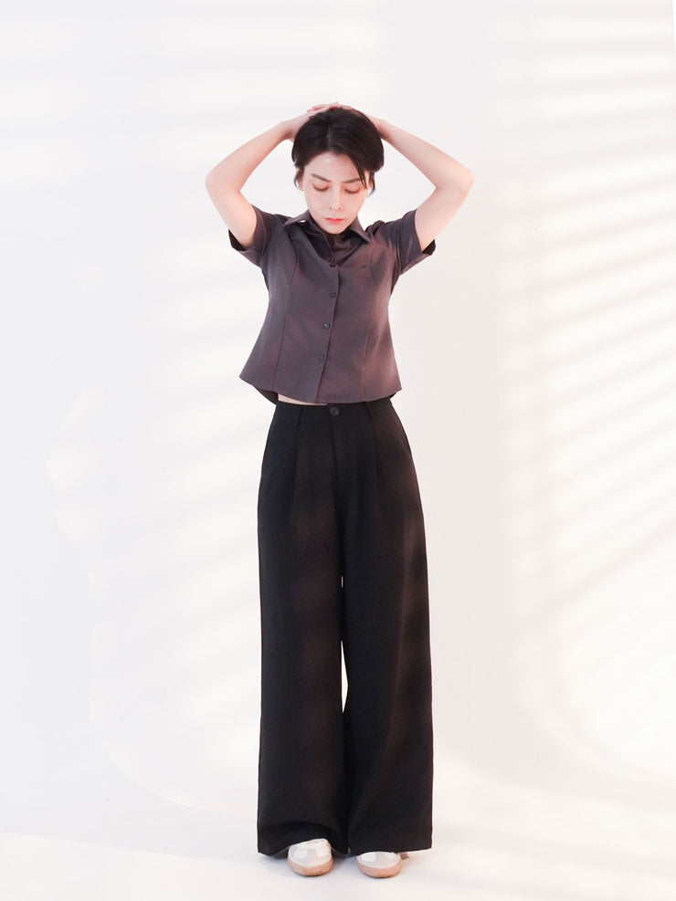 Short Sleeve Shirt Grey
