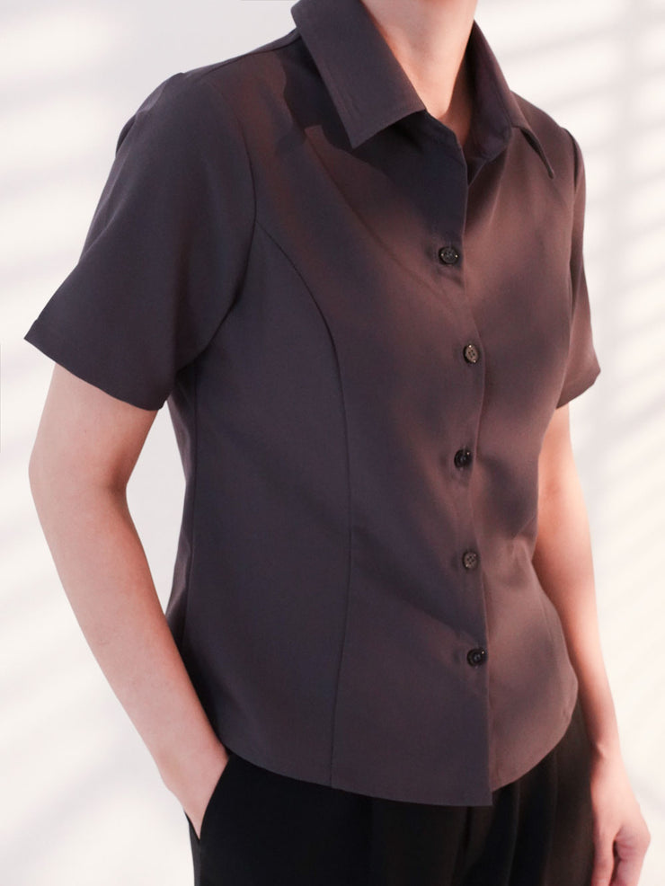 Short Sleeve Shirt Grey