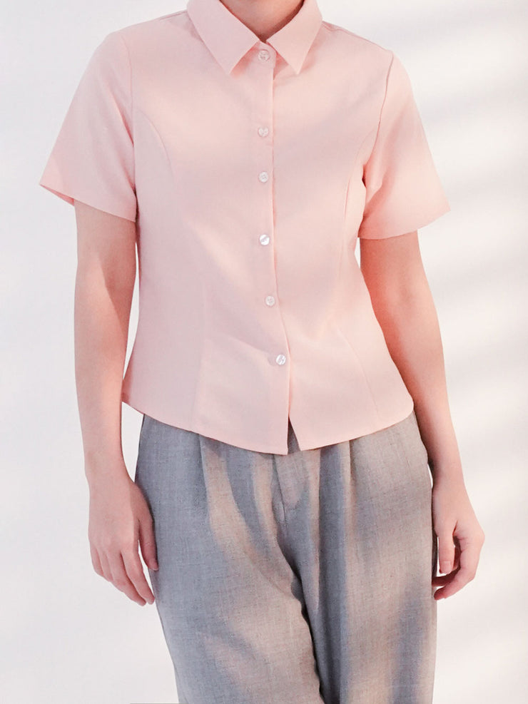 Short Sleeve Shirt Pink