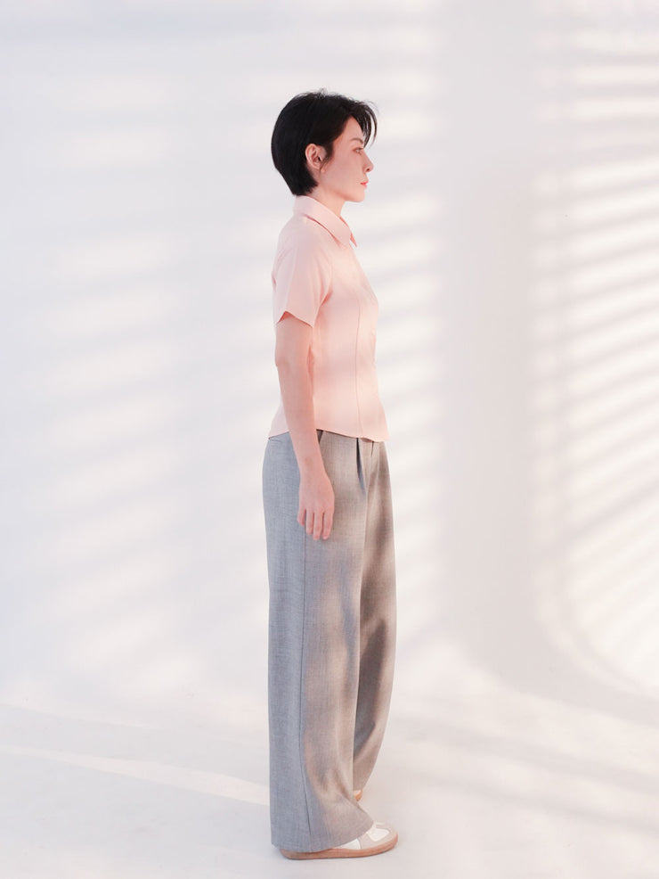 Short Sleeve Shirt Pink