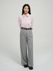 Wide Slacks Grey