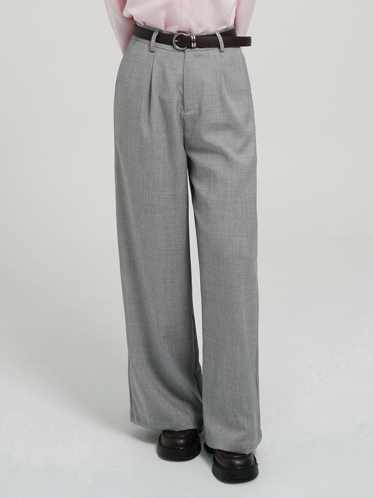 Wide Slacks Grey