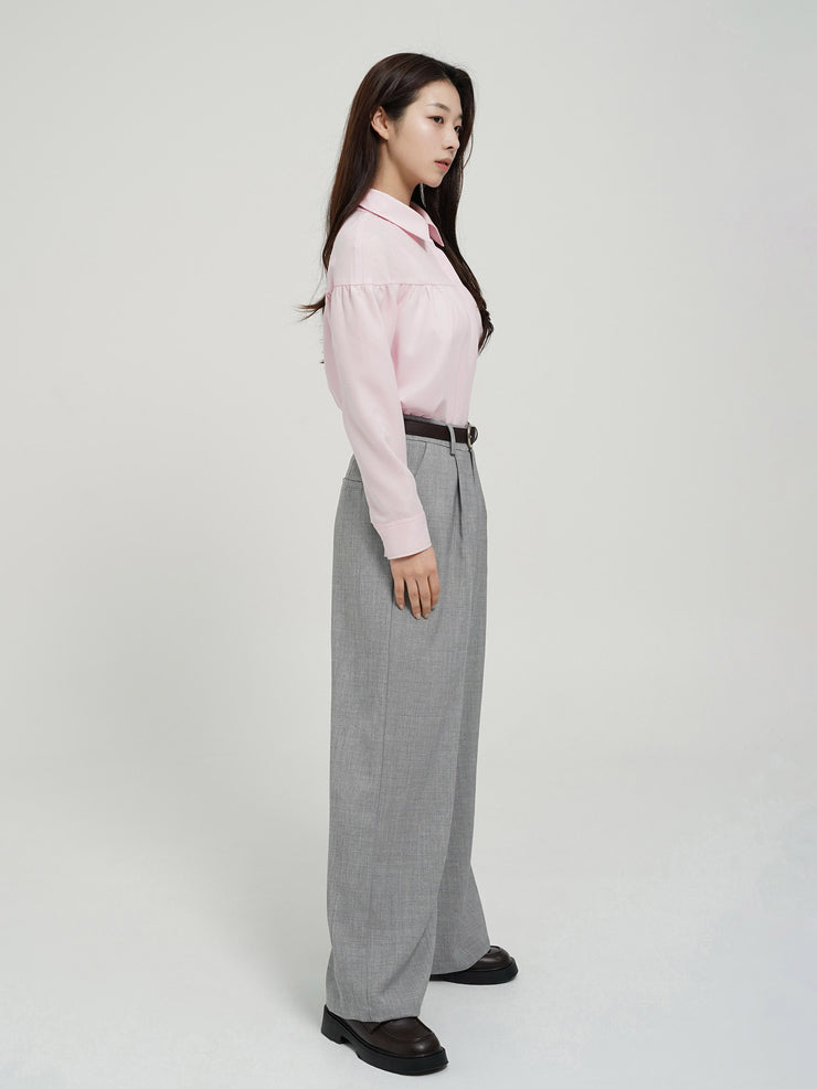 Wide Slacks Grey