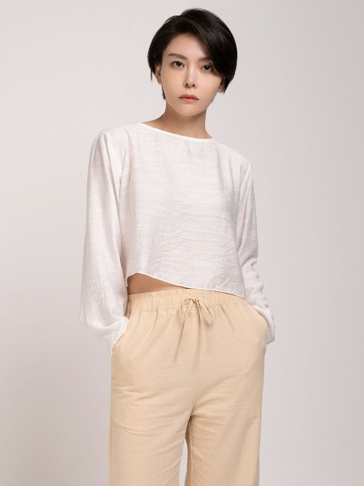 Cropped & Back-slit