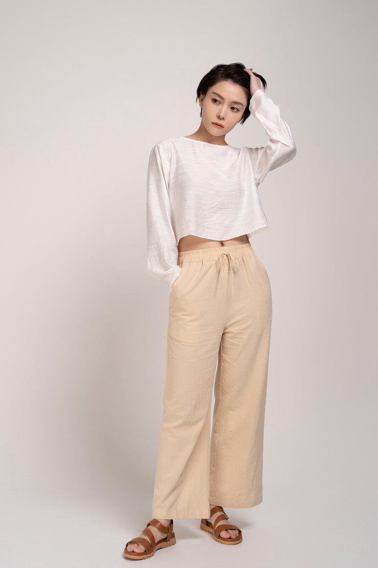 Cropped & Back-slit