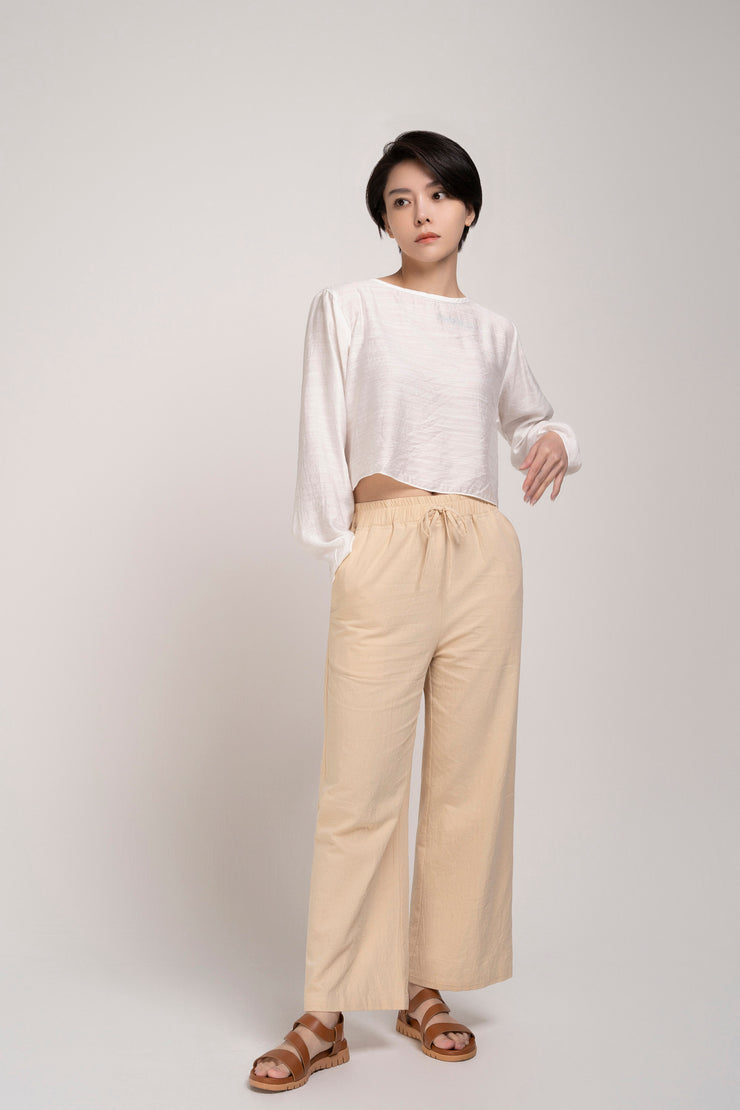 Cropped & Back-slit