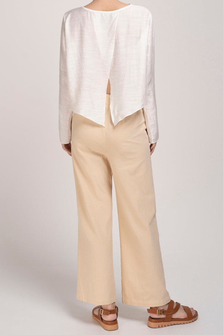 Cropped & Back-slit