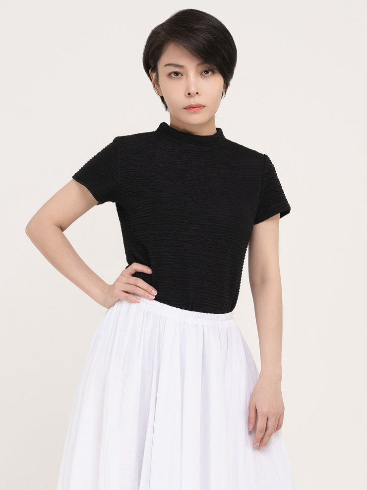 Turtleneck T-shirt