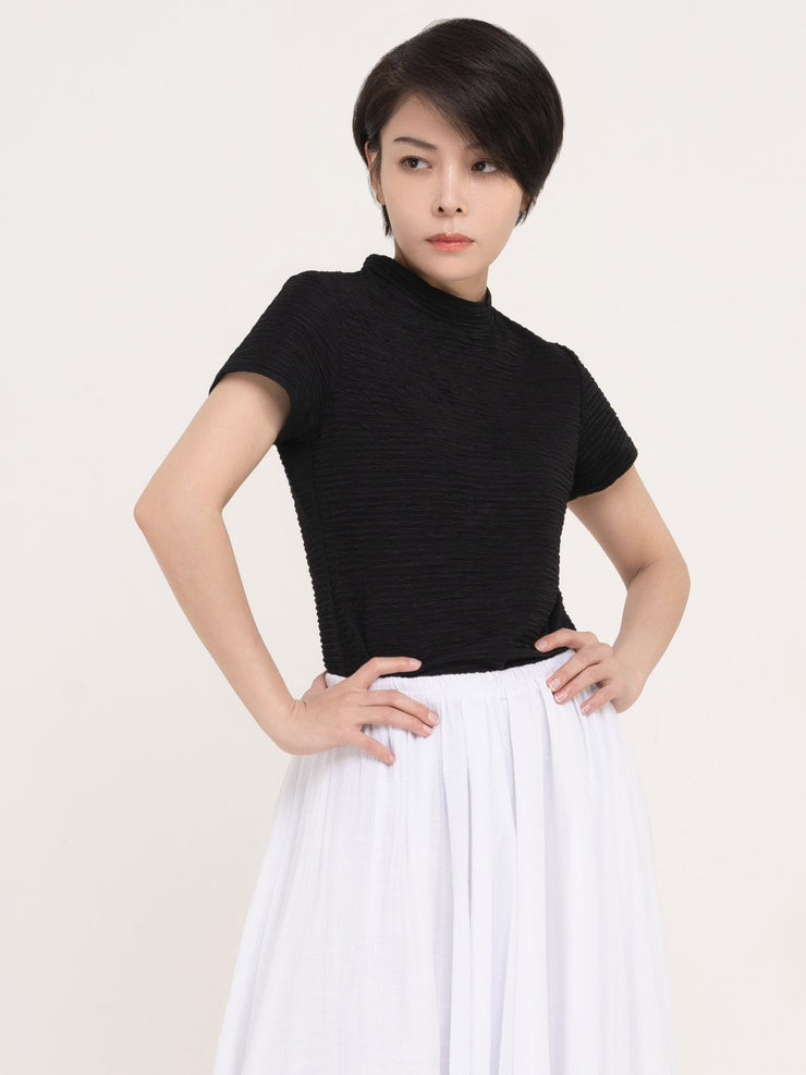 Turtleneck T-shirt