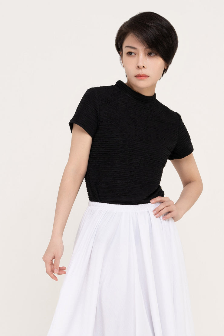 Turtleneck T-shirt