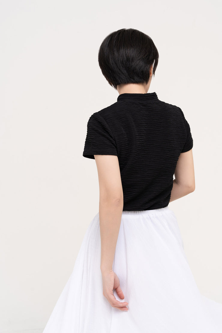 Turtleneck T-shirt