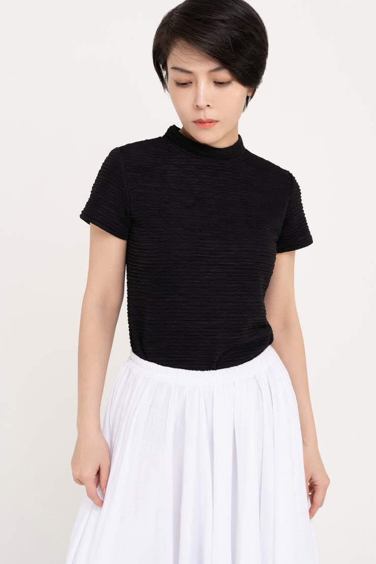 Turtleneck T-shirt