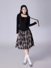 Checkered Skirt