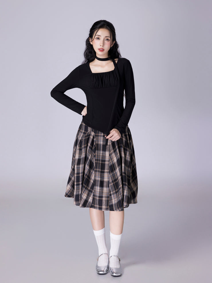 Checkered Skirt