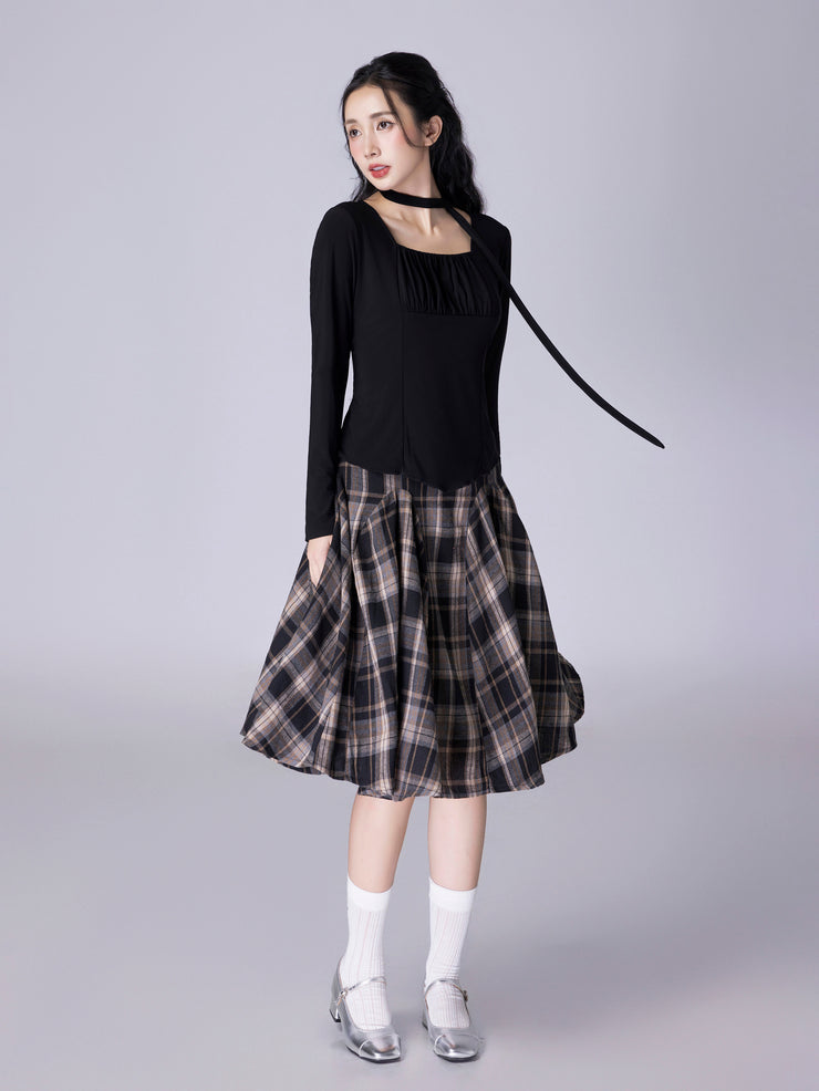 Checkered Skirt