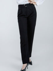 Belted Tucked Pants