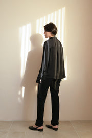 Belted Tucked Pants