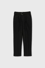 Belted Tucked Pants