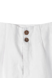 Tucked Shorts - White