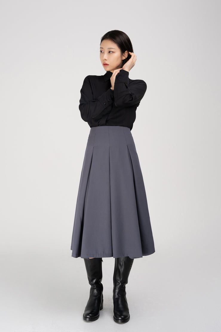 Box-pleated Midi