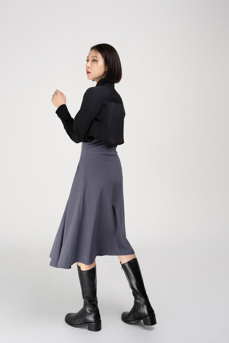 Box-pleated Midi