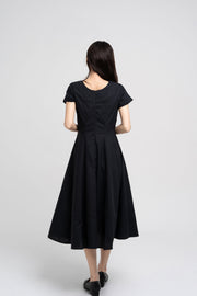 Midi Black Dress