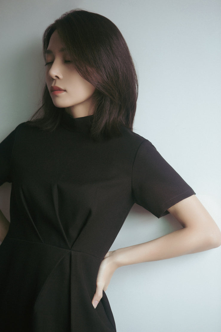 Tucked Mini Dress