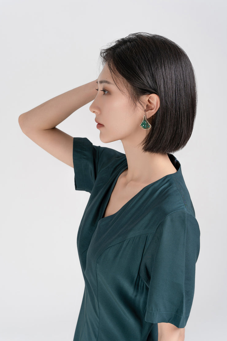 Pine Long Dress
