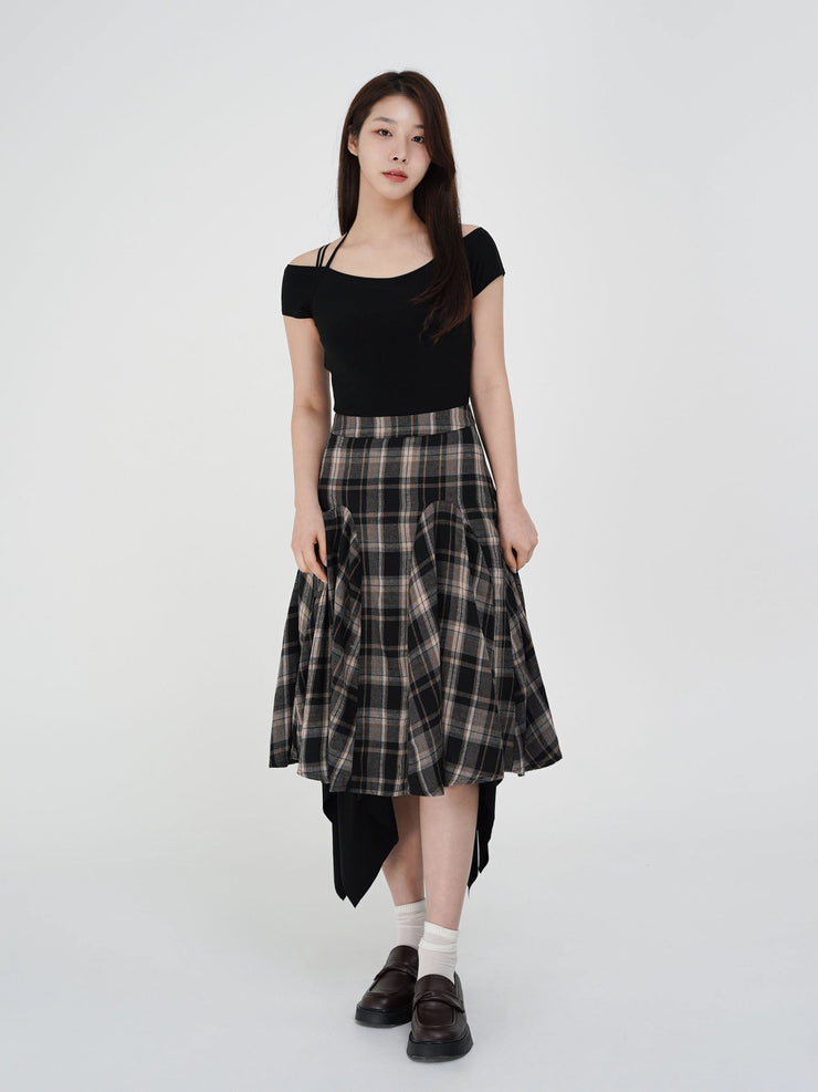 Checkered Skirt