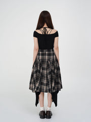 Checkered Skirt