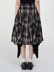 Checkered Skirt
