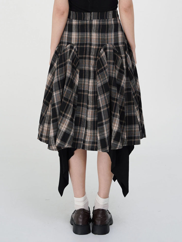 Checkered Skirt
