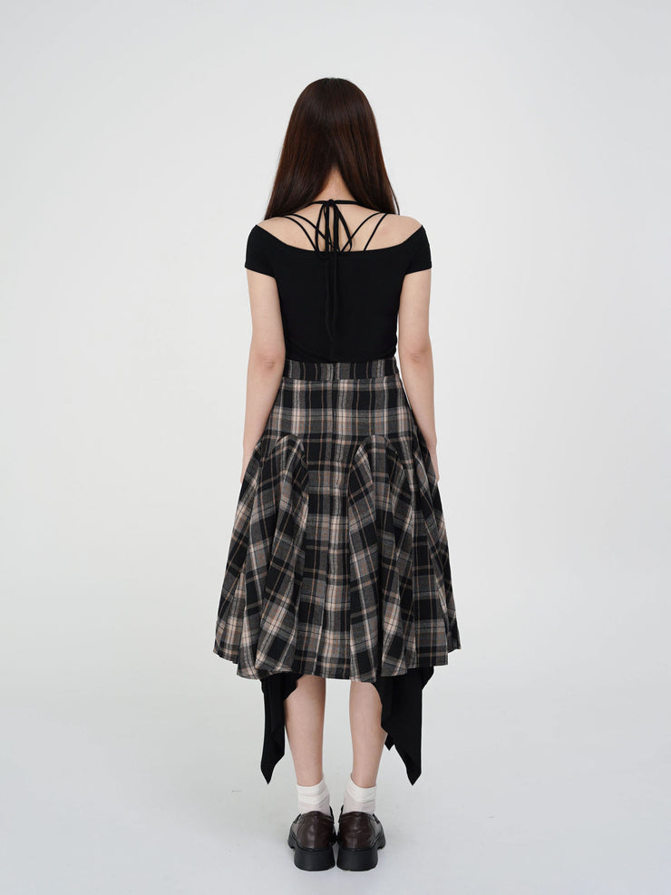 Checkered Skirt