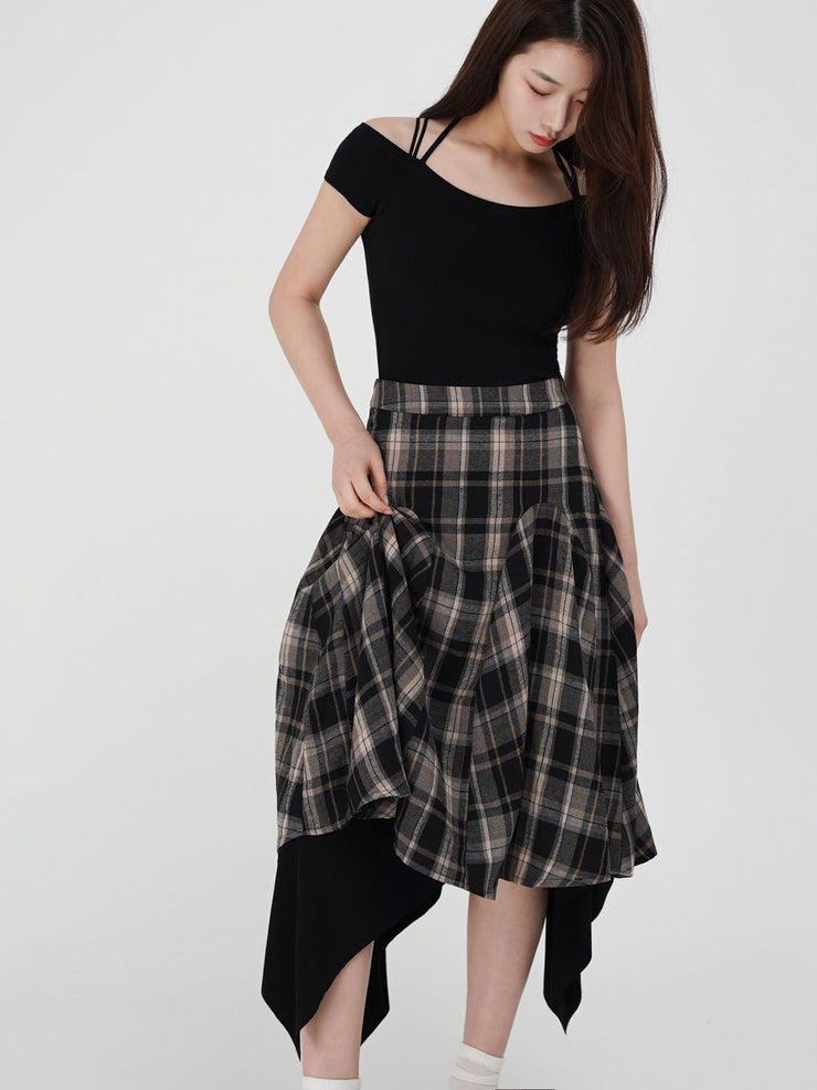 Checkered Skirt